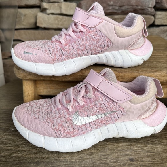 Girl's Nike Free RN 2021 'Pink Foam' CZ3996 610 Sz 1 Youth - Picture 3 of 12